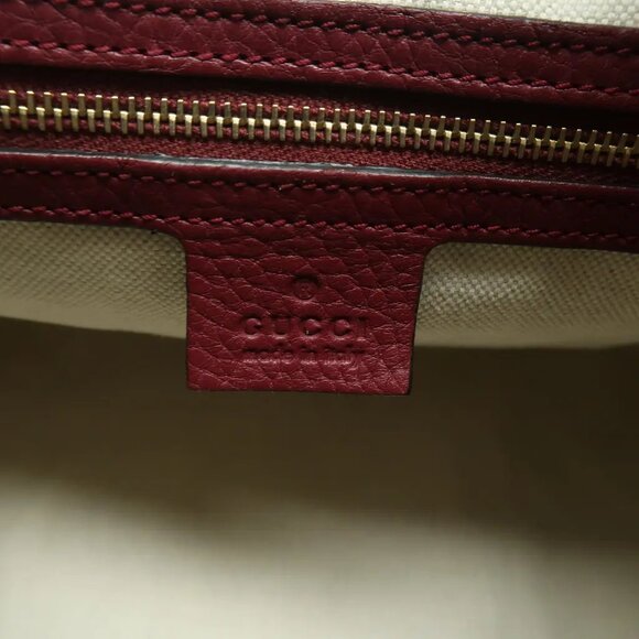 GUCCI Boston Brown Leather Satchel 656-032925 - Picture 10 of 12